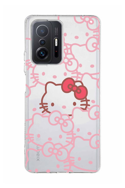 moonset Xiaomi Mi 11T / Mi 11T Pro Uyumlu Hello Kitty Tasarımlı Baskılı Şeffa...