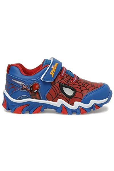 Kids Club Shoes Spiderman Masko Ortopedik Işıklı Çocuk Spor Ayakkabı MAVİ