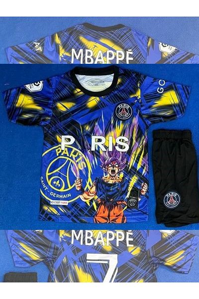 bergibo DRAGON BALL TRIUC PANTALONI SET TOP BOTTOM KIDS - DRAGON BALL MBAPPE SET KIDS