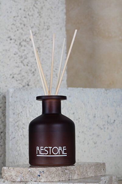 homeartplus dekoratif 120 ml buzlama şişe Amber Kokulu oda kokusu