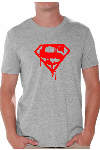 makiteks Štampano Superman Death muška unisex majica Oversize kroj okrugla kr...