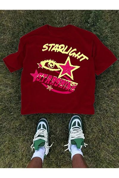 FULL TOLERANCE Starlight Starshine Printed Unisex Oversize Tshirtt