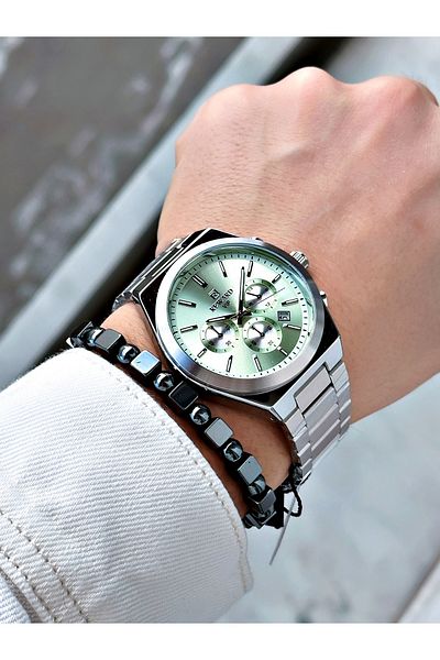 Reward Silver Color Functions Active Steel Strap Men's Wristwatch + BRACELET