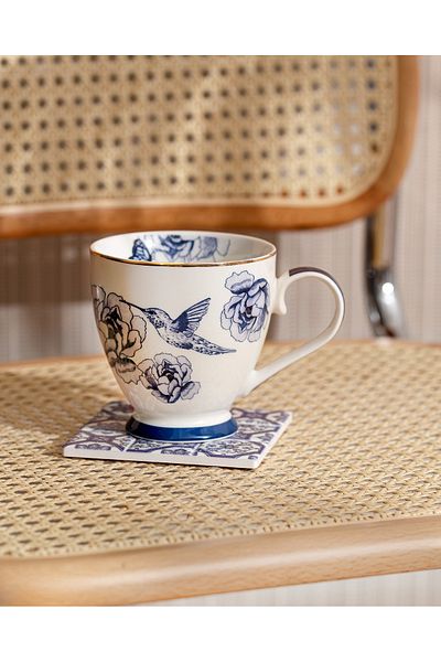 Madame Coco Mer Oiseau Tasse
