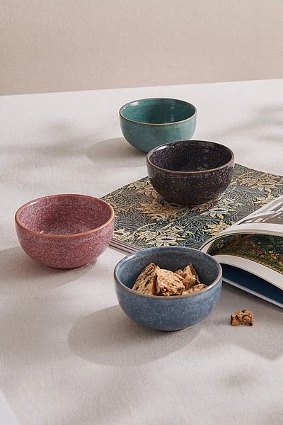 Paşabahçe Set of 4 Ceramic Bowls 11 cm