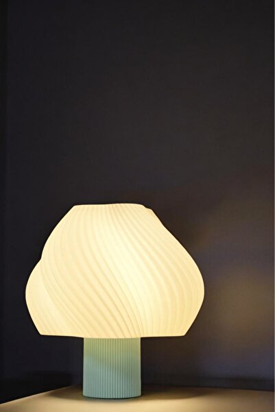 N NOXXO Modern Design Lampshade Table Lamp Lighting Aura Modern Nightstand Water Green White