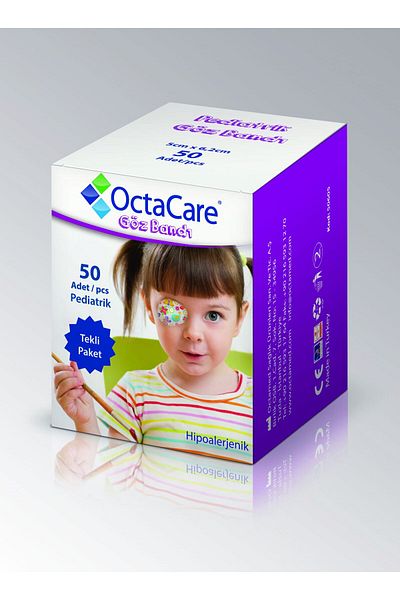 Octamed Octacare eye patches for girls, 5*6.2 cm, 50 pcs, OctaMed