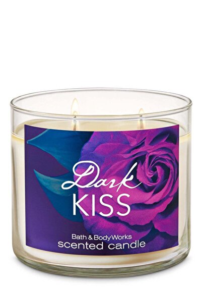 Bath & Body Works شمعة دارك كيس ذات الثلاث فتائل