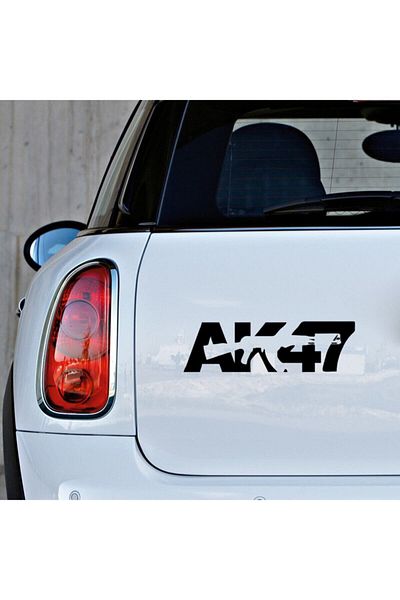 MIGNATIS Autocolant cu text Ak-47 25 cm