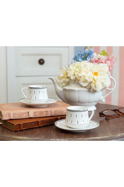 Madame Coco Voyant 4-teiliges Kaffeetassen-Set