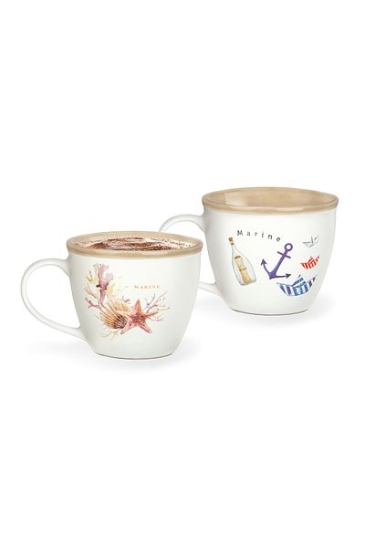 Madame Coco Marine Pente 2-teiliges Tassenset