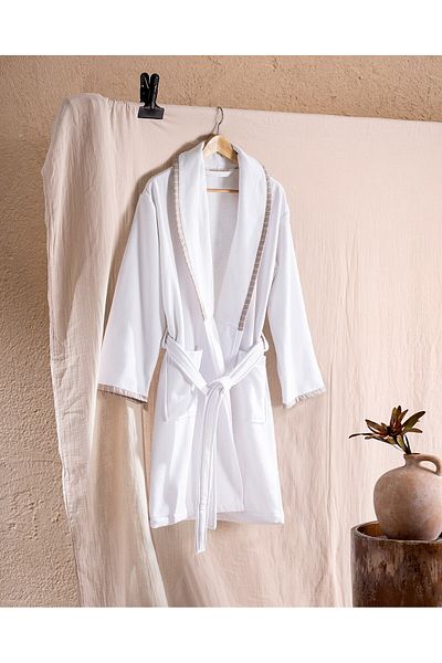 Madame Coco Maura Bedruckter Bademantel für Damen