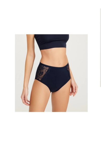 Ba der Cotton Lace Detailed Classic Bato Panties 3 Pack