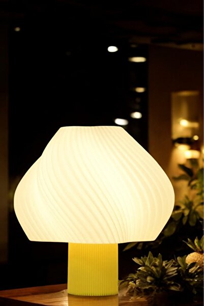 N NOXXO Modern Design Lampshade Table Lamp Lighting Aura Modern Nightstand Yellow White