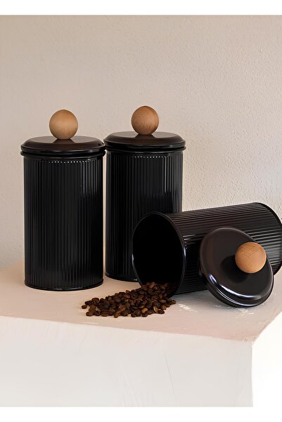 GUNES ZUCCACIYE The Mia Stripe Çay Kahve Şeker Kavanozu 1,20 Lt