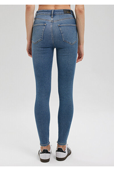 Mavi Serenay Gold Shape Indigo Si Jean Pantolon 100980-30860