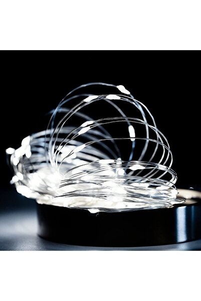 Led 5 Metre Beyaz Yılbaşı Ağacı Işığı Yeni Yıl Peri Led Işık Dekoratif Işıklı...