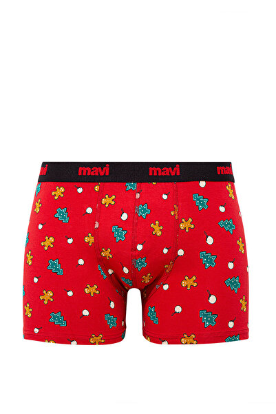 Mavi New Year's Themed Red Boxer 092252-32421