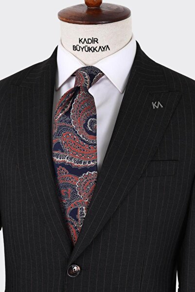 Kadir Büyükkaya Erkek Kırlangıç Yaka İki Düğmeli Takım Elbise-KAX1327W
