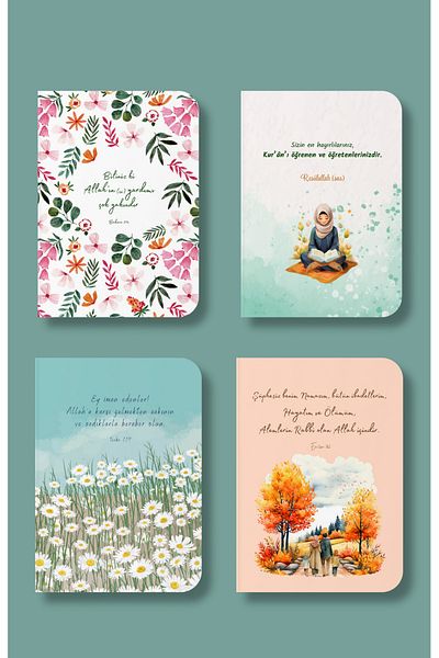 Dava Adamı Yayınları Hidayet Notebook Series - A6 Ruled Notebooks