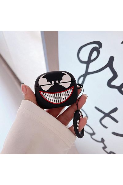 daystar Airpods 4. Generation compatible silicone headphone case with venom character
