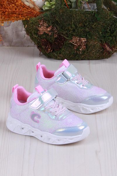 fort Cool Yuki Comfortable Lightweight Sneaker Lighted Girls' Shoes