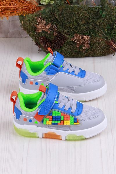 fort Cool Legos Comfortable Lightweight Sneaker Lighted Boys' Shoes