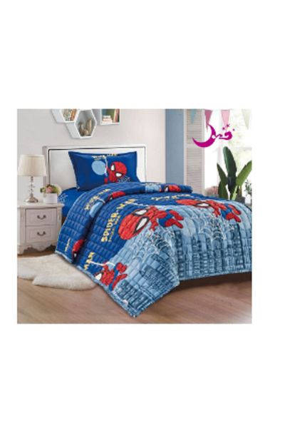 Moon 3-Piece Microfiber Compressed Quilt Set Single Size 150x200 cm Multicolor