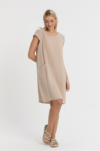 TCT TEKSTİL Γυναικείο Φόρεμα - Φόρεμα Muslin Milano - 3060