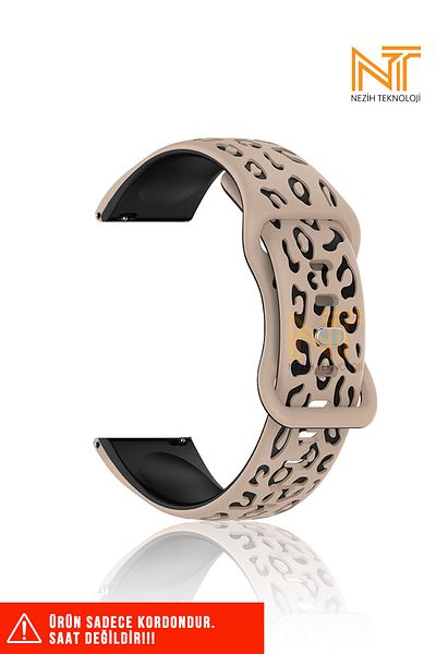 Nezih Case ساعة هواوي Gt2 / Gt2 Pro / Gt3 / Gt4 / Gt5 / Gt5 Pro 46 ملم متوافقة مع نمط الفهد سيليكون الحبل 22 ملم