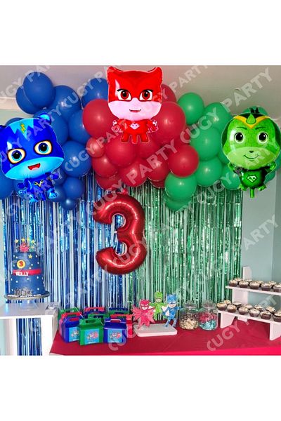 CUGY Σετ γενεθλίων με θέμα Pinjamaskeliler