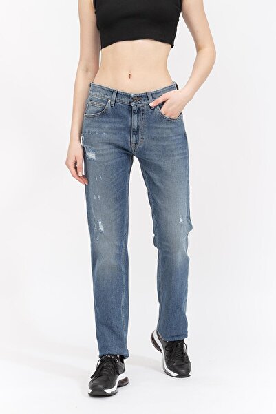 Just Cavalli Slim Fit Normal Bel Normal Paça İndigo Erkek Denim Pantolon 74OB...