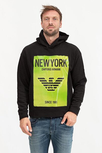 Emporio Armani Erkek Kapüşonlu Sweatshirt
