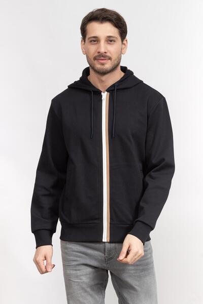 BOSS Salvi Erkek Fermuarlı Sweatshirt
