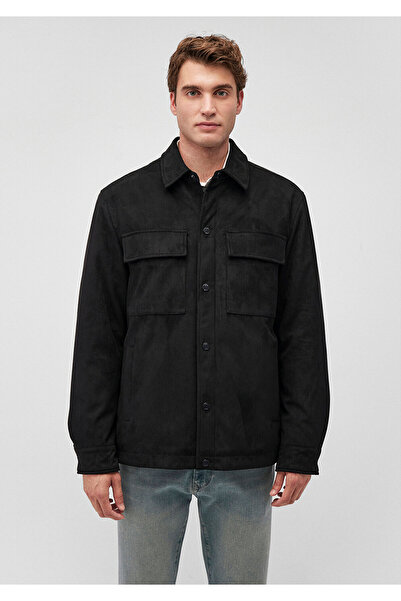 Mavi Μαύρο Suede Jacket - Regular Fit, Regular Cut 0110275 -71379