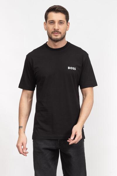 BOSS Tessin Erkek Bisiklet Yaka T-Shirt