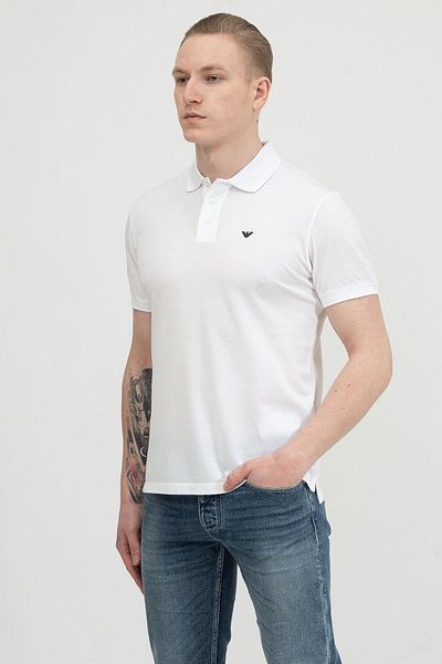 Emporio Armani Ανδρικό μπλουζάκι πόλο με λαιμόκοψη