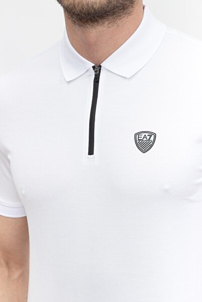 EA7 Tricou cu gât polo pentru bărbați