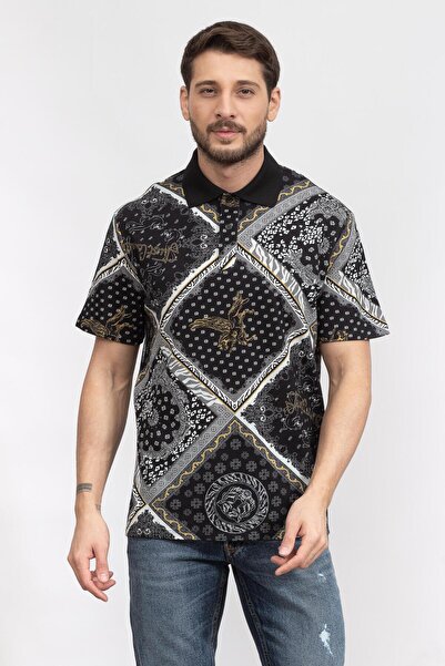 Just Cavalli Erkek Polo Yaka T-shirt75oag6r0js234
