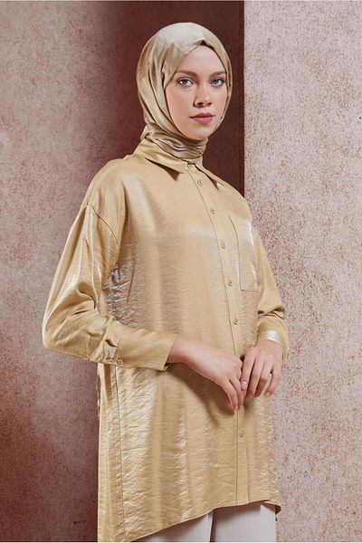 Alvina 44570 Model Wrapped Tunic