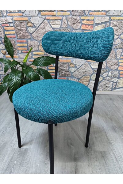 COVER TEKSTİL Teddy Sandalye kılıfı Mutfak Salon Cafe Restaurant Sandalyesi kılıfı AĞAÇ KABUĞU DESEN