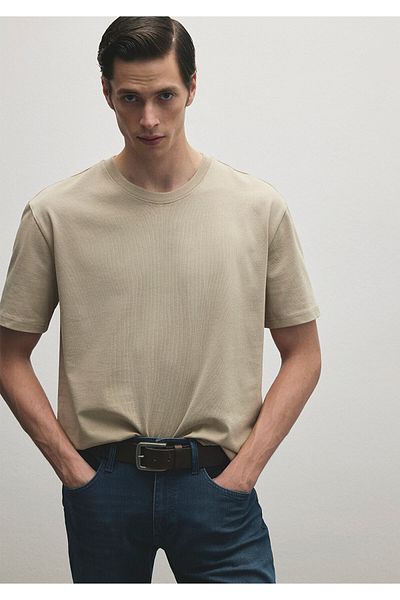 Mavi Καφέ Basic T-Shirt Loose Fit / Loose Relaxed Fit 0611596 -70319