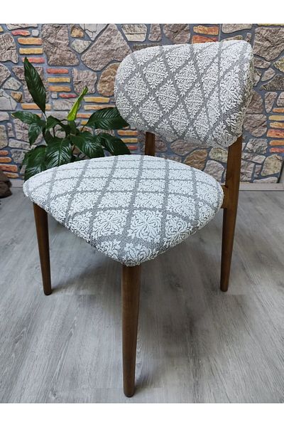 COVER TEKSTİL Bohemian New Model Chair Sword Jacquard Wood Nightmare