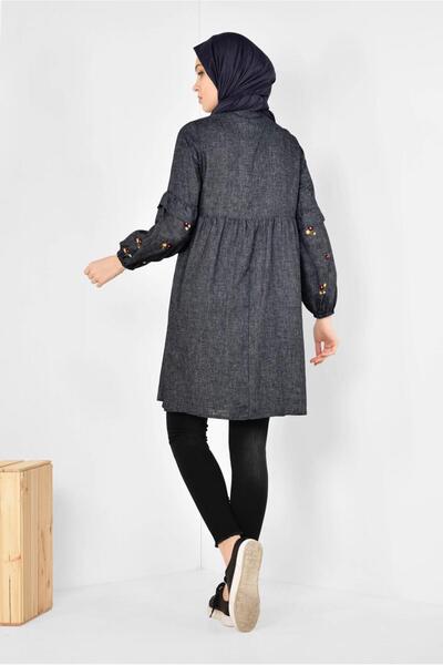 Alvina Flywheel Embroidered Tunic - 4986