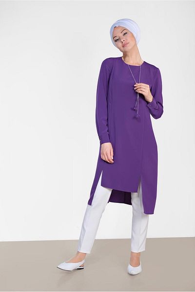 Alvina Asymetric Cut Tunic 4862