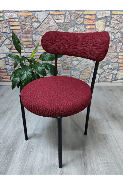 COVER TEKSTİL Teddy Sandalye kılıfı Mutfak Salon Cafe Restaurant Sandalyesi kılıfı AĞAÇ KABUĞU DESEN