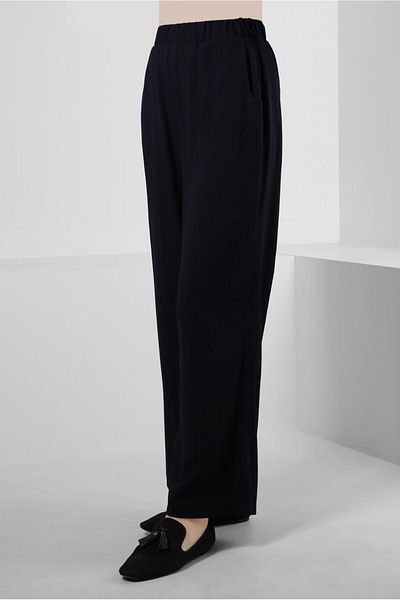Alvina Wide Leg Pants with Elastic Waist 70555