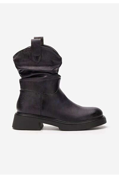 B T Shoes Ghete inalte dama Eufemia albastre