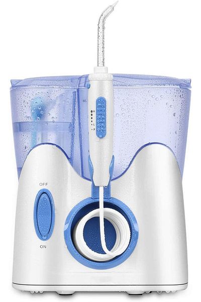 h2ofloss ® Dental Water Flosser for Teeth Cleaning with 13 Multifunctional Tips&800ml Capacity-HF9
