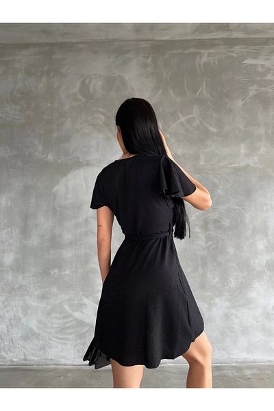 KAZAX Rochie înfășurată de mărime mini